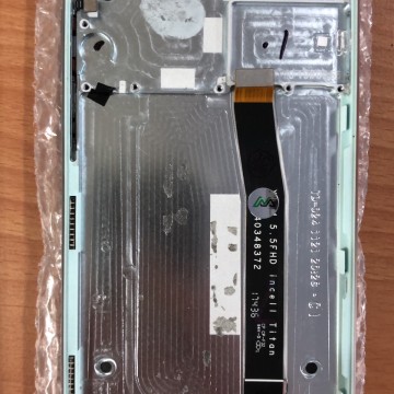 Zenfone4 ZE554KL (Z01KD) 帶框總成綠色