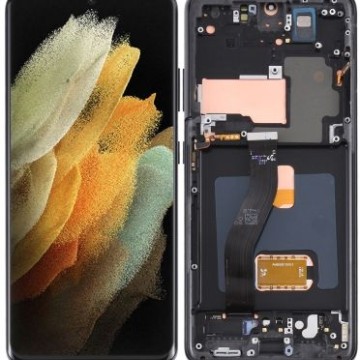 S21U/S21ULTRA 5G帶框總成黑色